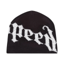 Black and White Supreme Beanie: Simple Style That Works with Everything