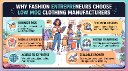 Why Fashion Entrepreneurs Choose Low MOQ Clothing Manufacturers