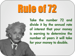 Cash Quadrant and the rule of 72