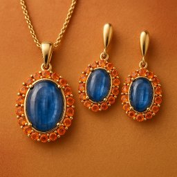 Kyanite-Orange jewelry for protection and religious health