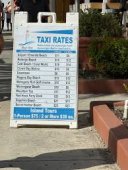 st thomas taxi rates 2025